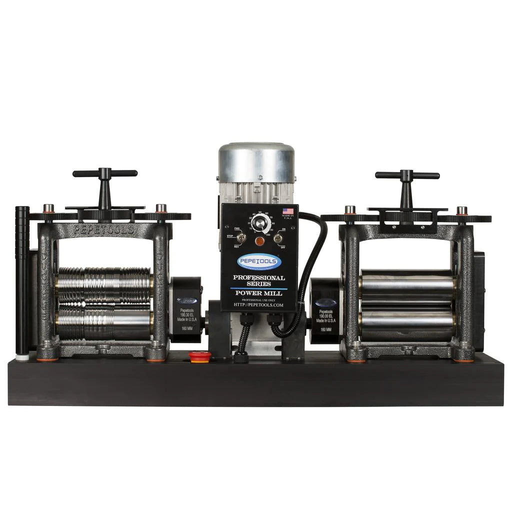 Pepe Tools 160MM Double Ultra Series X-Drive Electric Rolling Mill (All Wire + Flat)