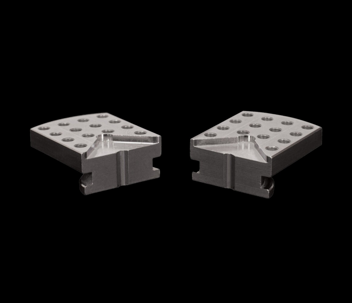 JURA Flat Clamps with 2.35 mm Pin Holes