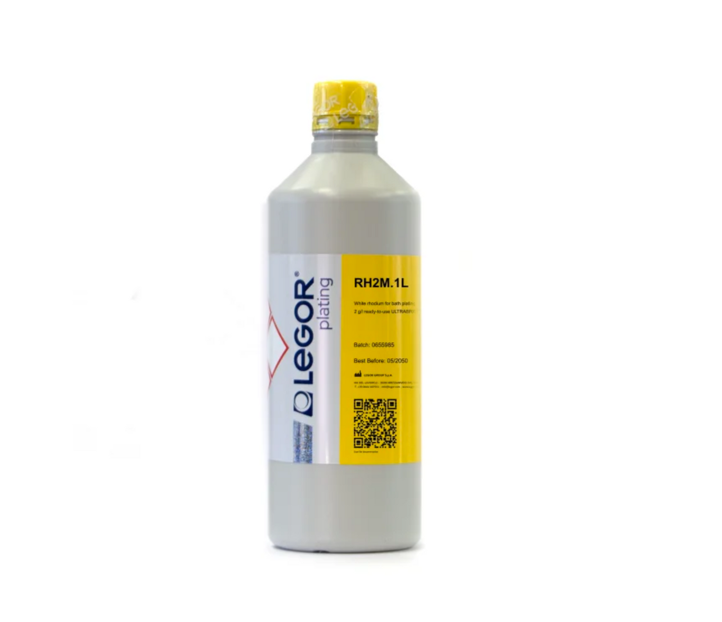 Legor Rhodium White Solution, Superior Extra-White, 1 Litre, RH2M