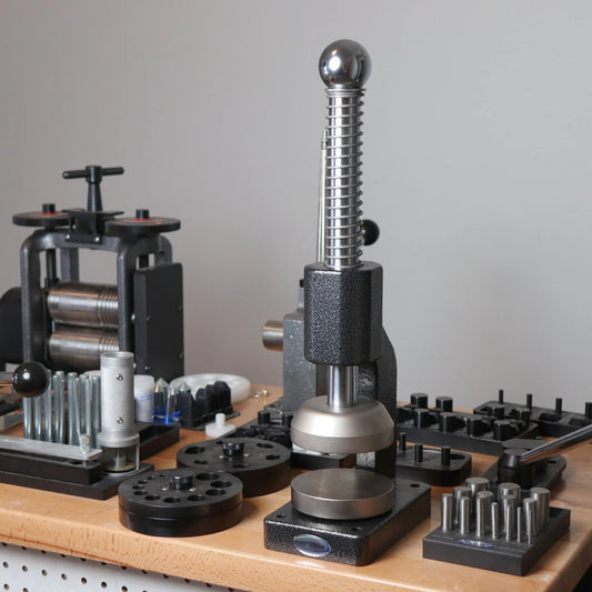 Pepe Tools, Planishing Hammer, Spring Loaded with Hardened 100mm Platens