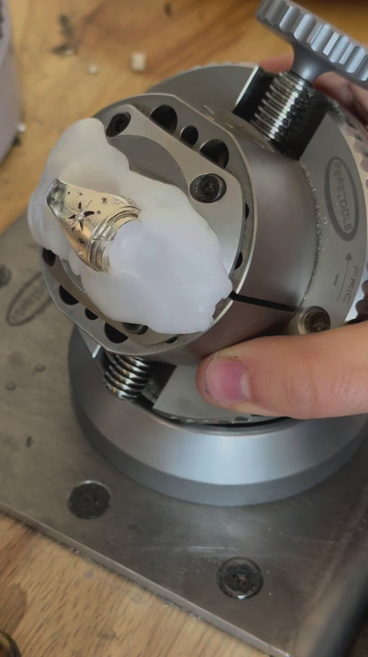 Set-it! Moldable Thermoplastic Work Holder for Engraving and Stone Setting by Renee-Ford Metals