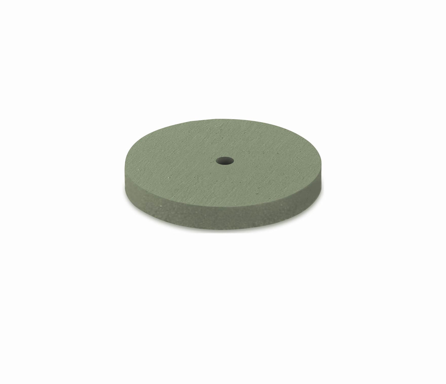 Eveflex 801 Rubber Polishing Wheel, 22 x 3mm- Green, Fine