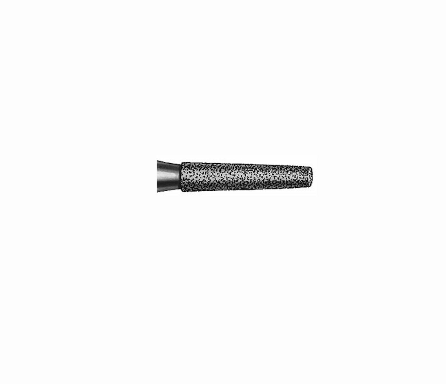 Komet #847 Diamond Flat End Tapered Burr Pack of 5 (sizes available: 1.40mm-4.00mm)