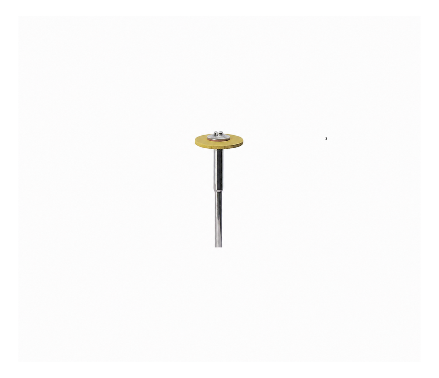 Edenta CeraGloss Wheel- YELLOW (SMALL SIZE)