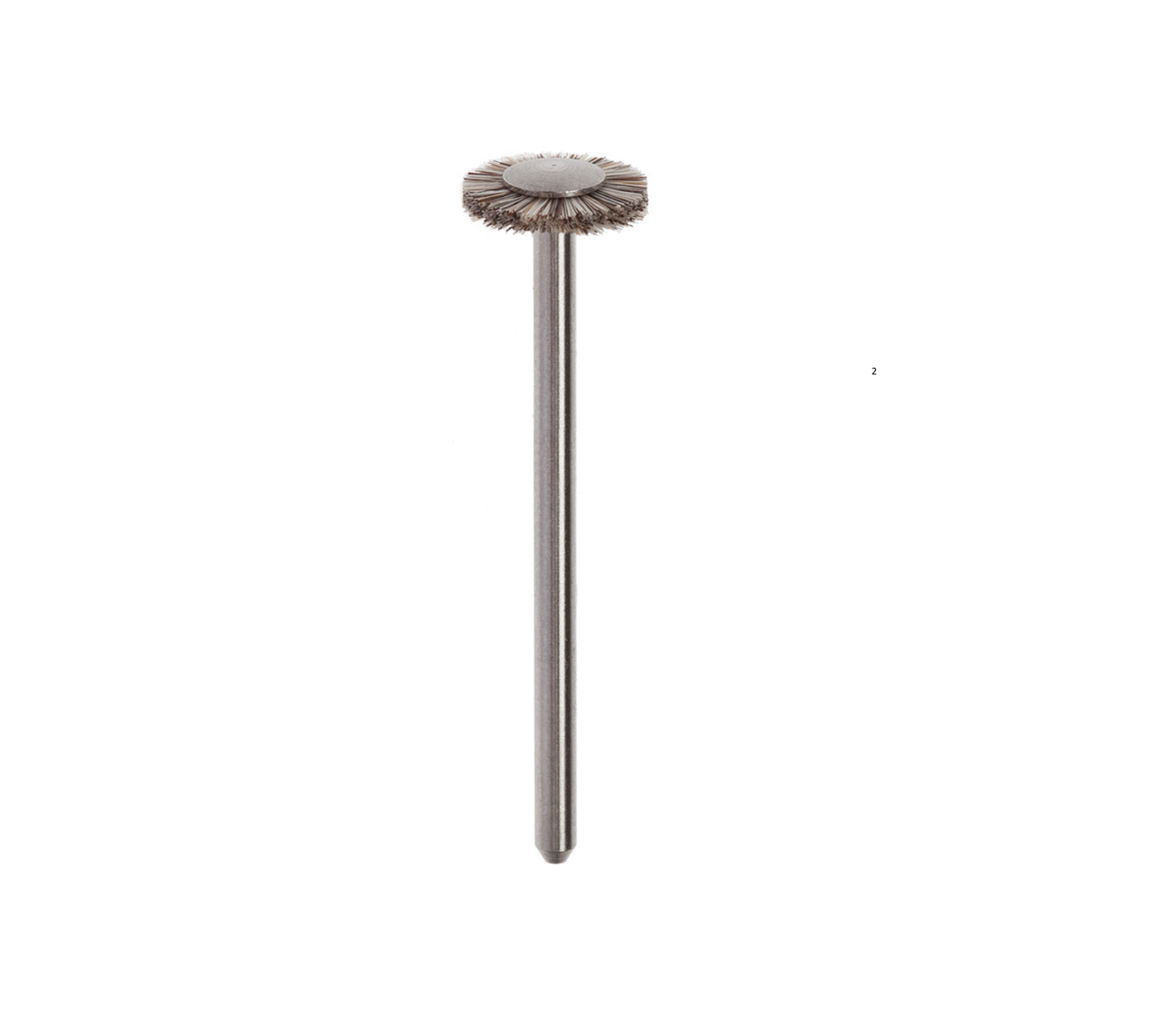 Hatho Mounted PicoPlus - White Goat Hair Wheel Brush - 102 10 PP HP