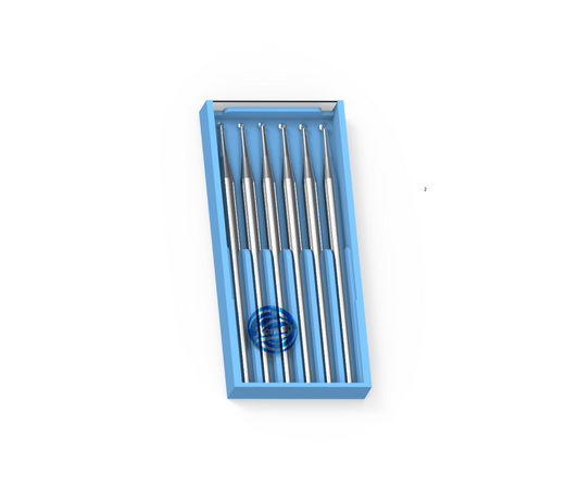 Komet H71 Carbide Burrs SET 2 – (set of 6 burrs: 0.90mm -1.40mm)