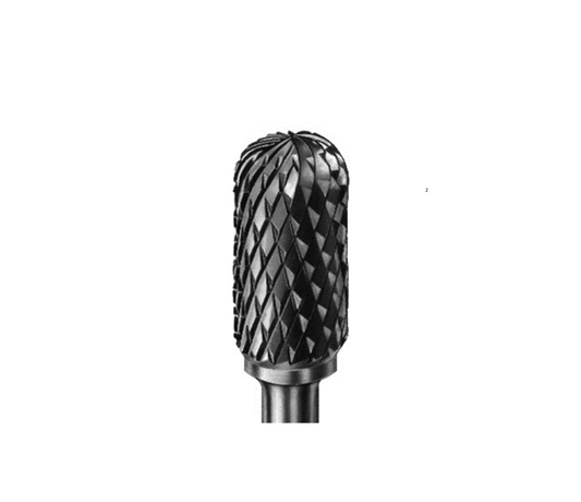 Komet #H72E- Carbide Cylinder Burr with Rounded End-  Pack of 1 (size available: -6.00mm)