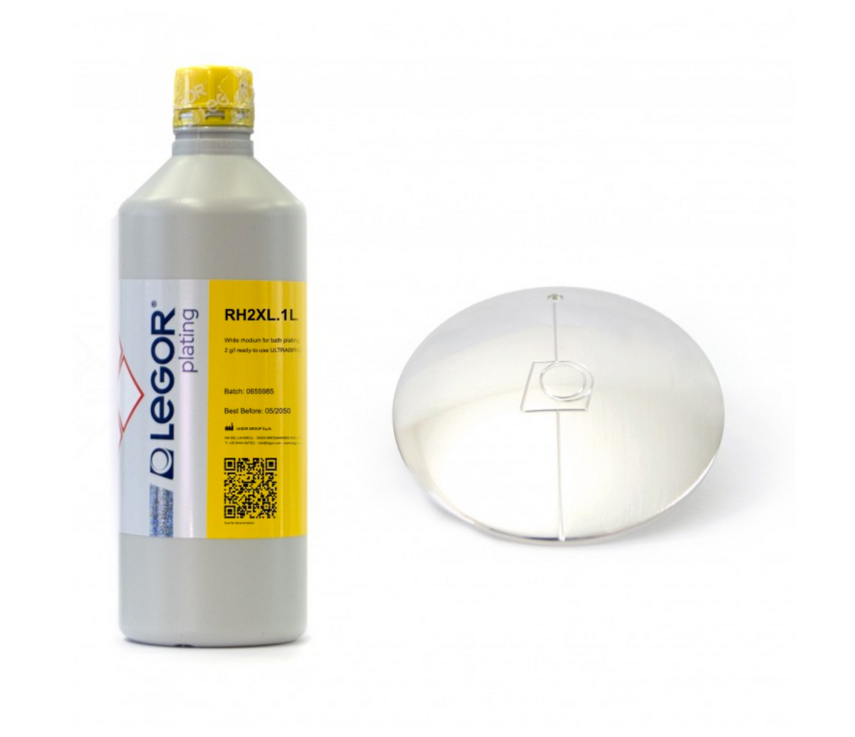 Legor Rhodium Legor Rhodium White Solution, Super White, 1 Litre, RH2XL – Armitage Tools