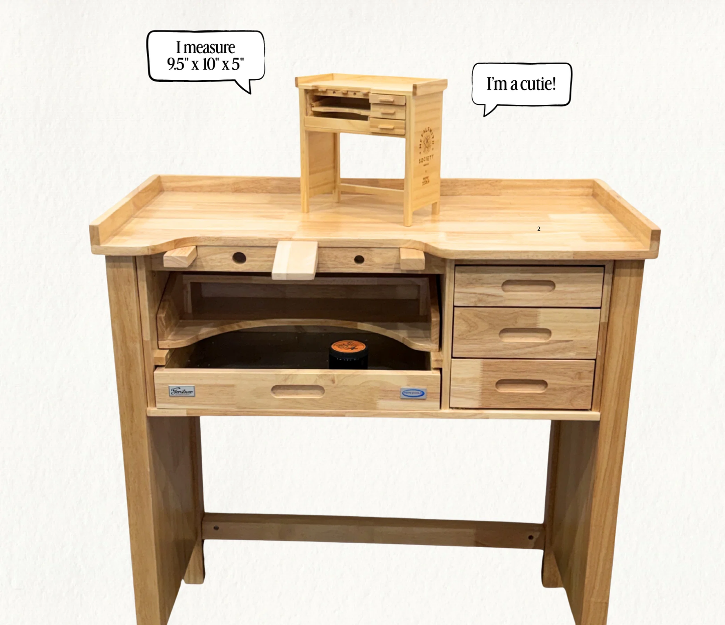 Metalsmith Society × Pepetools Miniature Jeweller's Bench