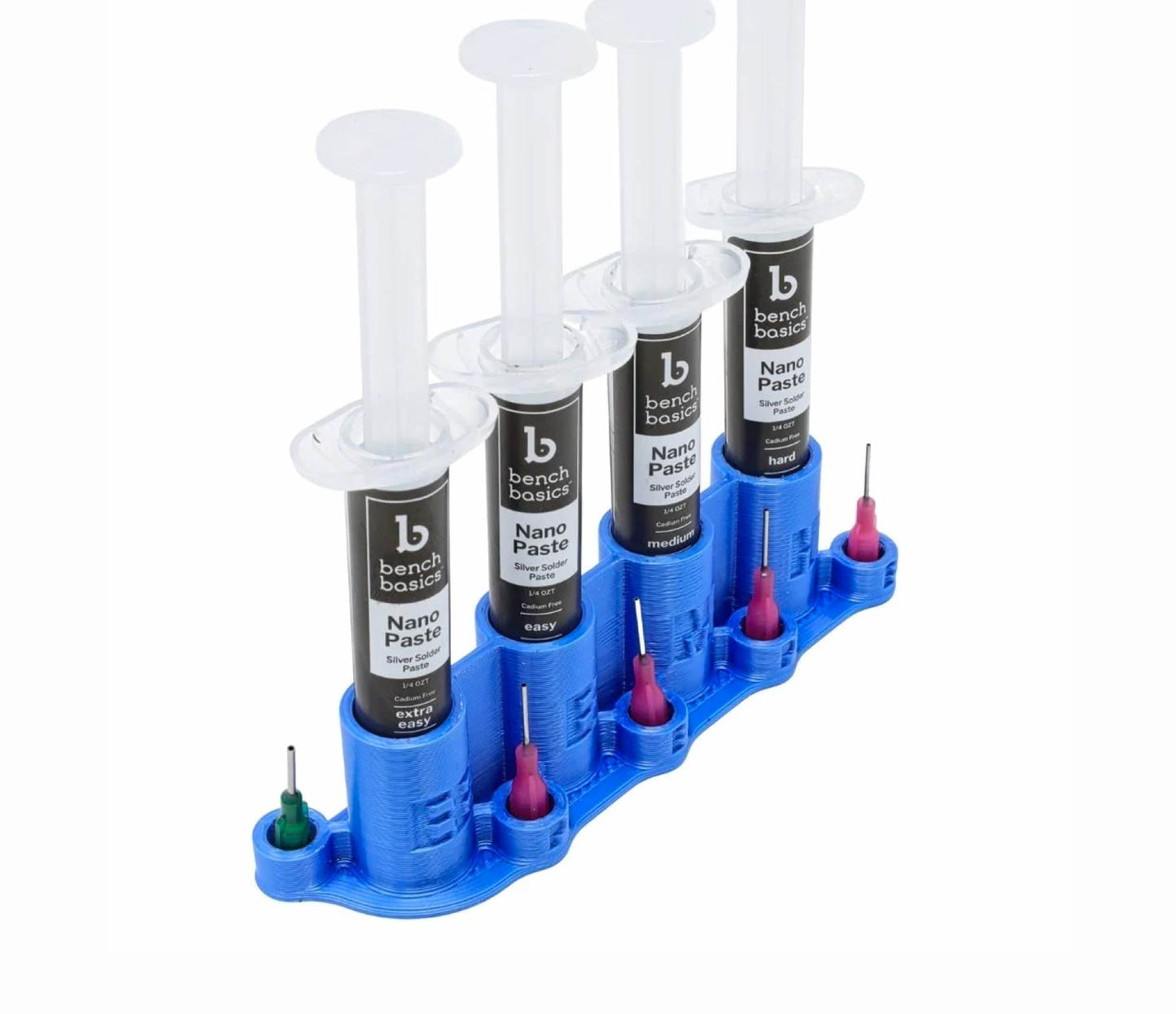 NANO Paste, Silver Solder Paste Starter Kit with Dispensing Syringes and Organising Base, 1/4 ozt