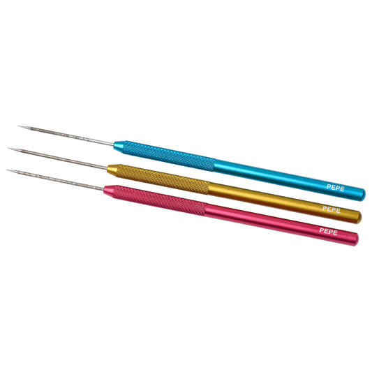 Pepe Tools High-Quality Titanium Solder Picks - Set of 3 (Red, Blue, Gold)