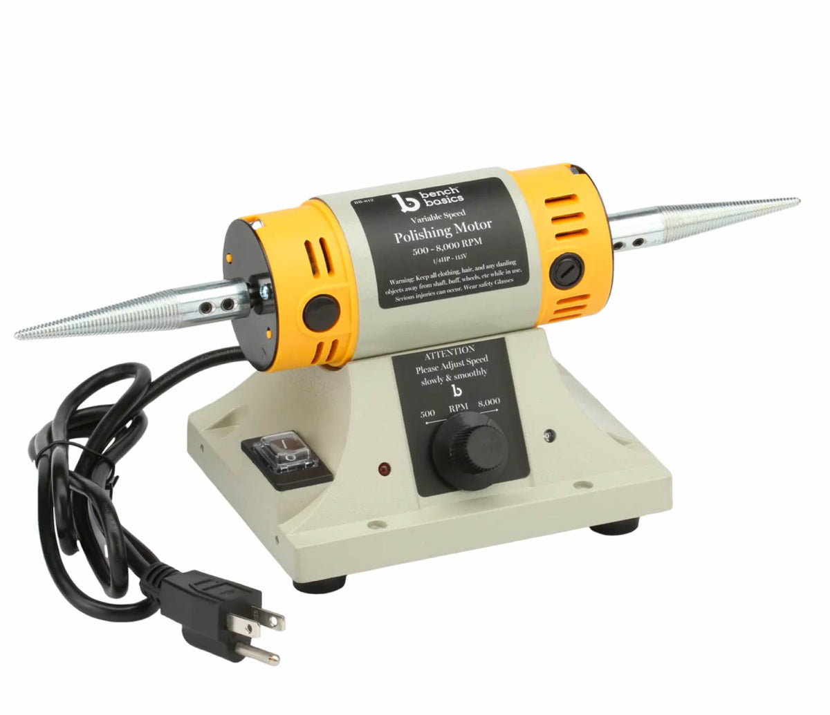 Bench Rocker With Rpm Pepe Tools Variable Speed Polishing Bench Lathe - 8,000 RPM, Bench Bas ...