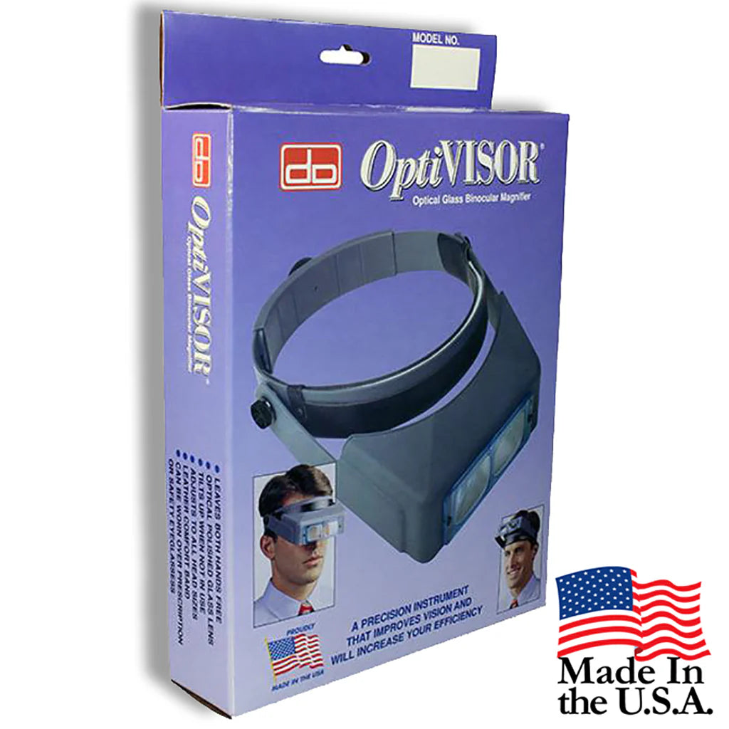 Donegan OptiVisor Headband Magnifier – Choose Lens Strength, Made In USA