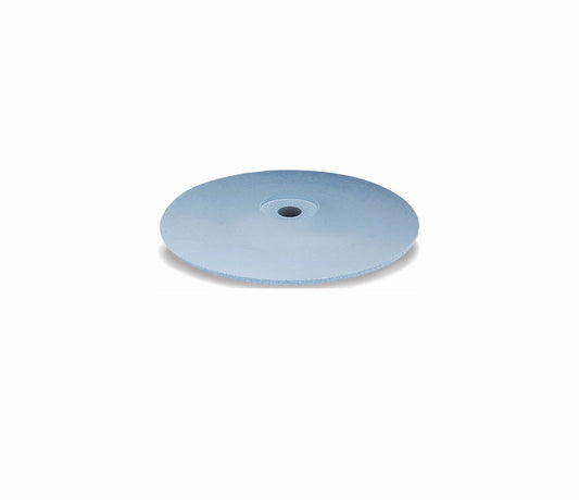 Eve L22F Silicone Polishing Wheel Rubber, 22 x 4mm- Light Blue, Fine