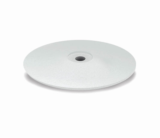 Eve L22 Silicone Polishing Wheel Rubber, 22 x 4mm- White, Coarse