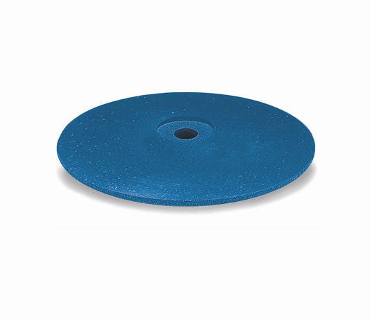 Eve LS22BL Silicone Polishing Wheel Rubber, 22 x 4mm- Blue, Medium