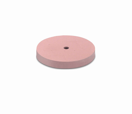 Eve R22SF Silicone Polishing Wheel Rubber, 22 x 3(mm)- Pink, Extra-Fine
