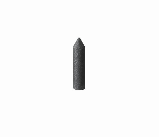 Eve S6M Silicone Polishing Torpedo, 6 x 24mm- Black, Medium