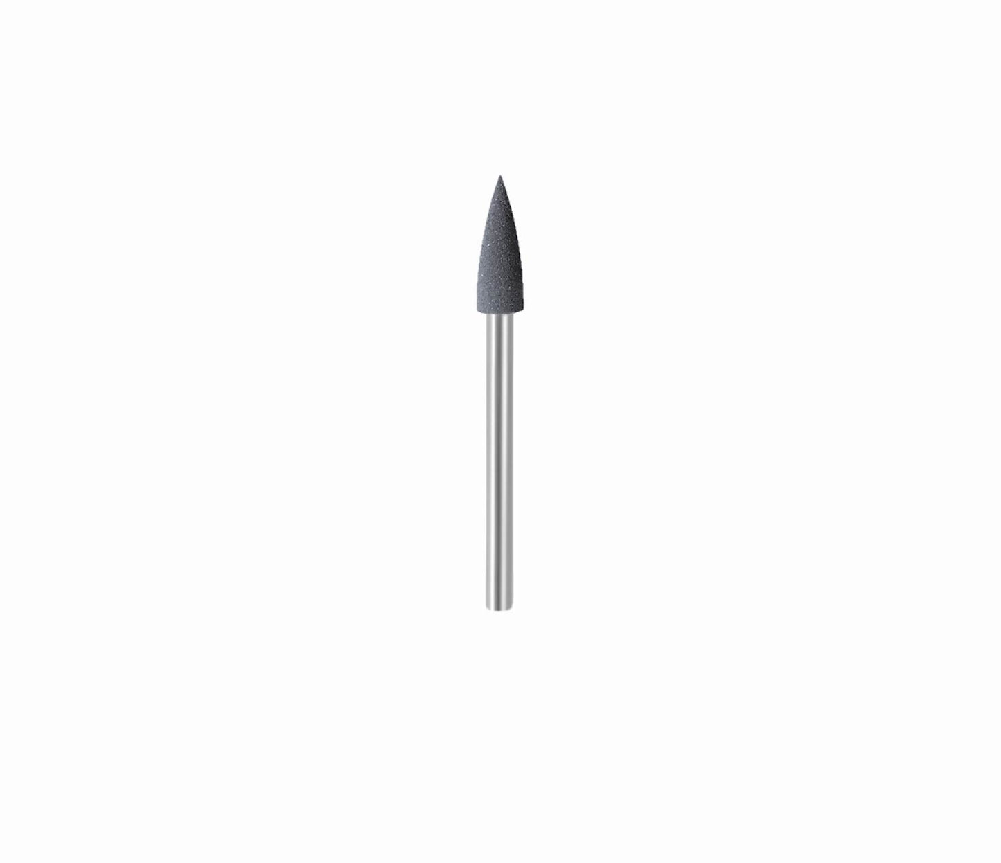 Eveflex 604 Rubber Abrasive Burr, 4.3 × 12 (mm) - Grey, Coarse- on a 2.34mm shank