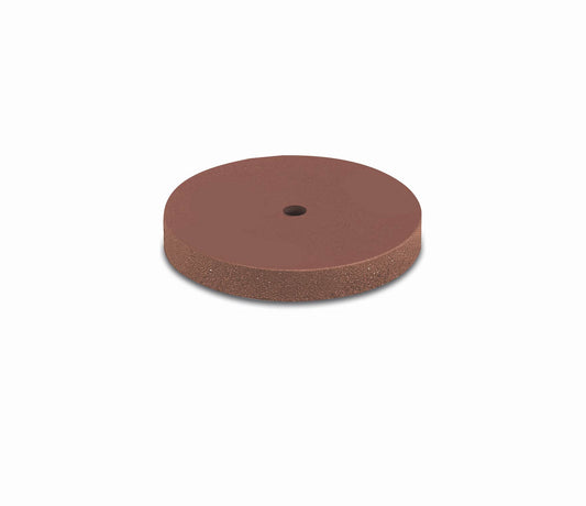 Eveflex 701 Rubber Polishing Wheel, 22 x 3mm- Brown, Medium