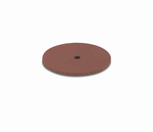 Eveflex 702 Rubber Polishing Wheel, 22 x 1mm- Brown, Medium