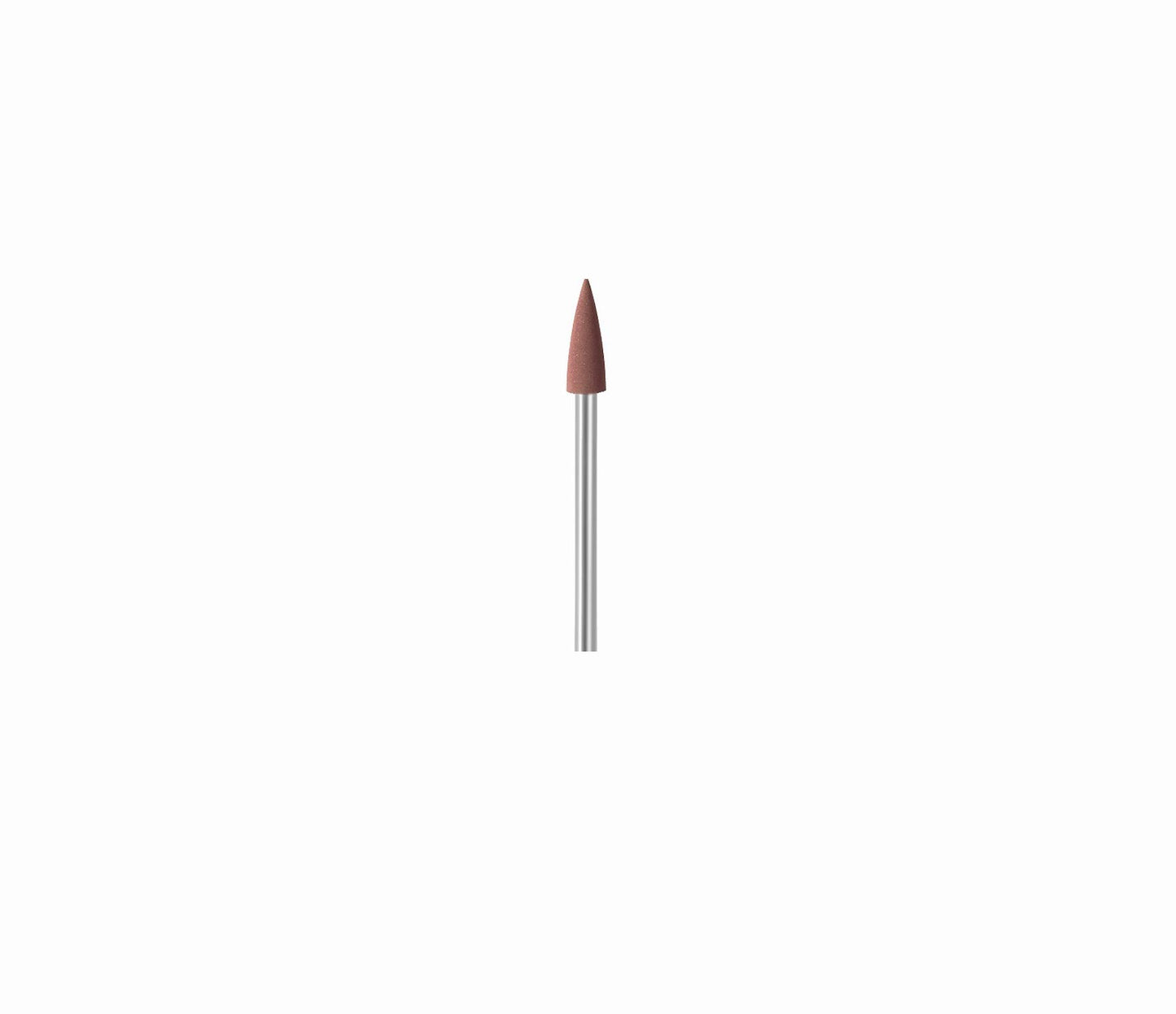 Eveflex 704 Rubber Abrasive Burr, 4.3 × 12 (mm) - Brown, Medium- on a 2.34mm shank