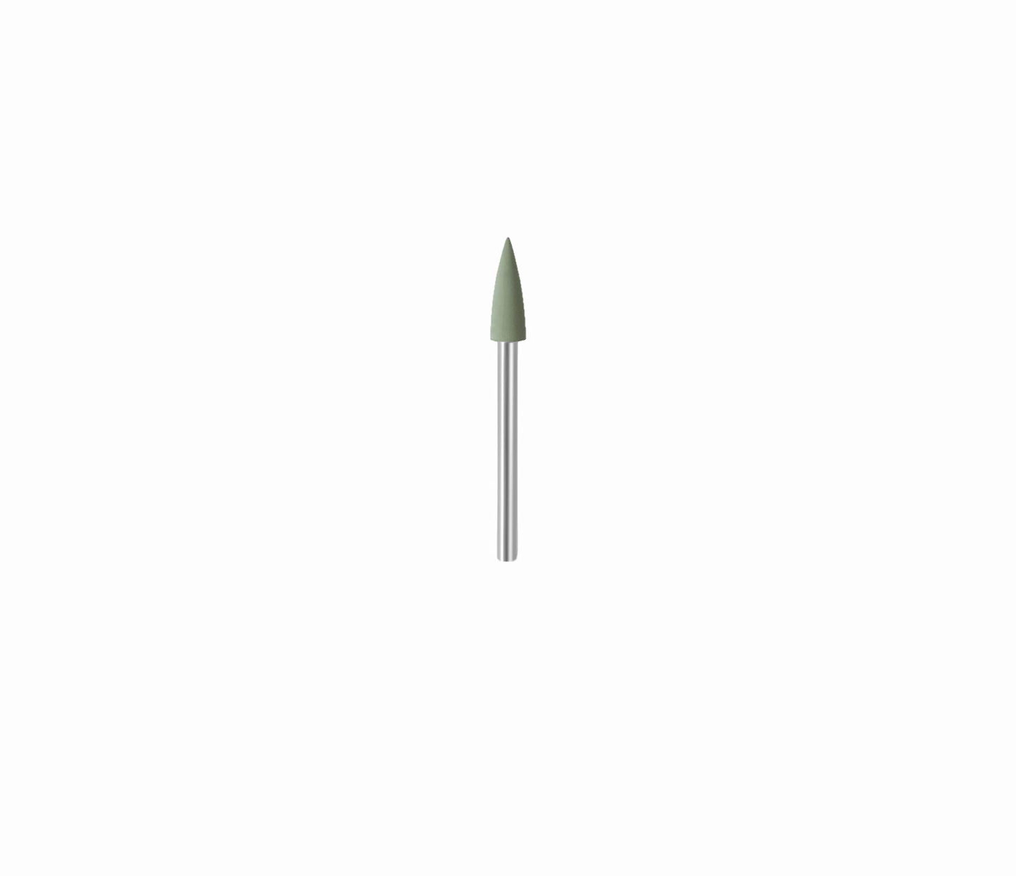 Eveflex 804 Rubber Abrasive Burr, 4.3 × 12 (mm) - Green, Extra-Fine- on a 2.34mm shank
