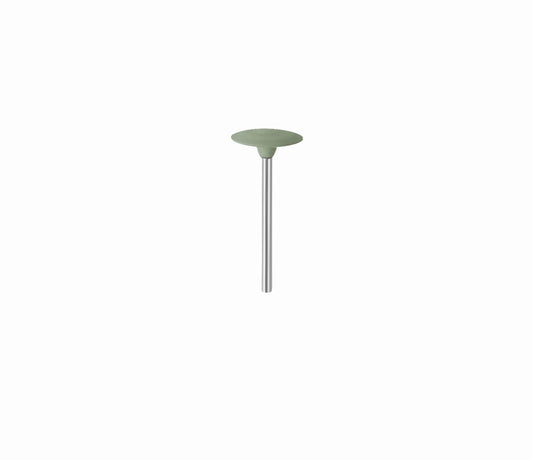 Eveflex 808 Rubber Abrasive Knife Edge Burr, 14.5 x 2.5mm in Green - Fine - on a 2.34mm Shank