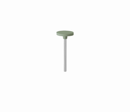 Eveflex 815 Mounted Rubber Abbrasive Wheel, 14.5x2mm- Green - Fine