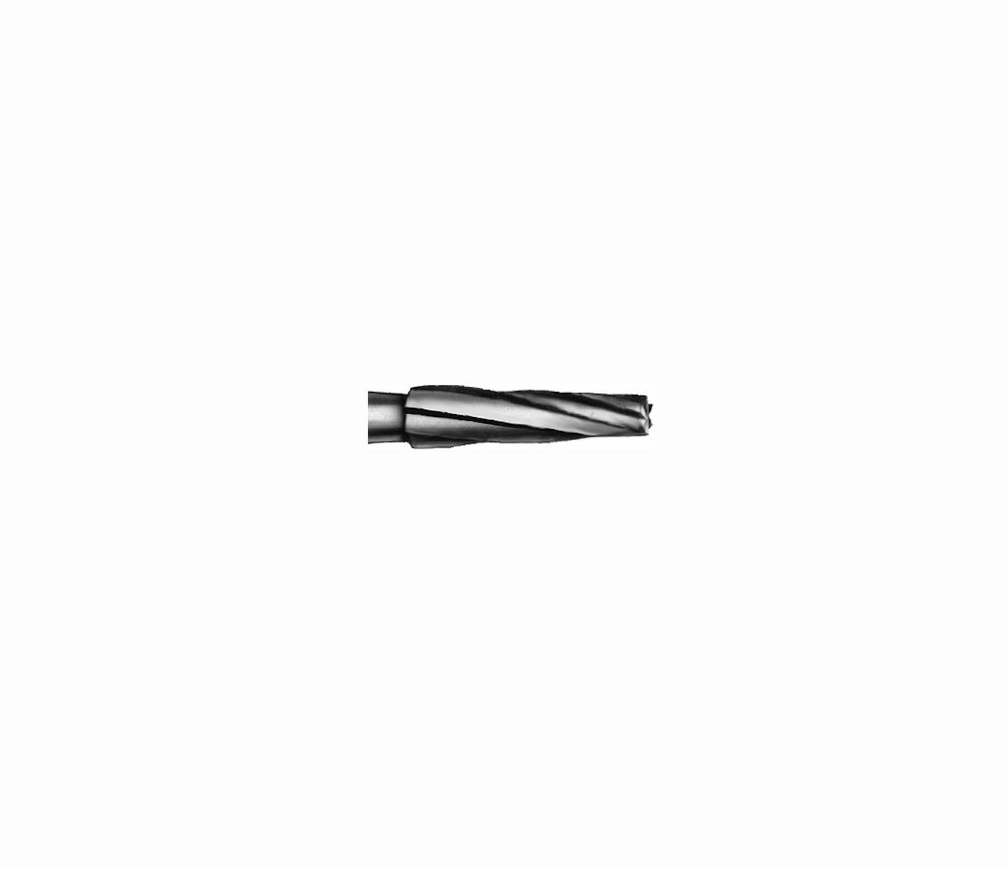 Komet #H23RSE- Carbide Conical Burr with a Rounded End Cross-Cut Serration- Pack of 5 (sizes available: 0.90mm and 1.00mm)