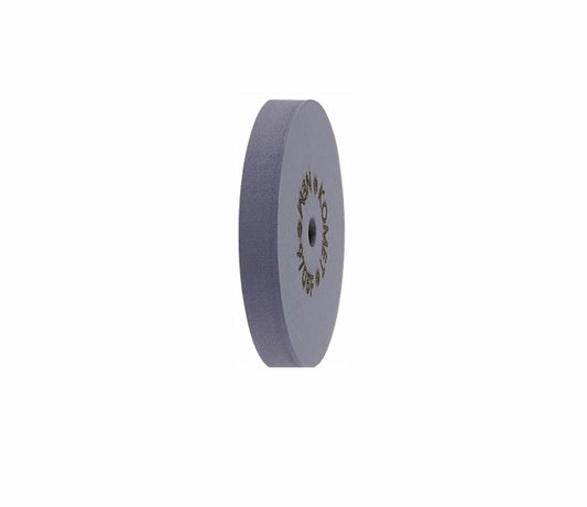 Komet 9703F- Flat Edge Wheel Polishing Rubber, 3 x 22mm - Fine