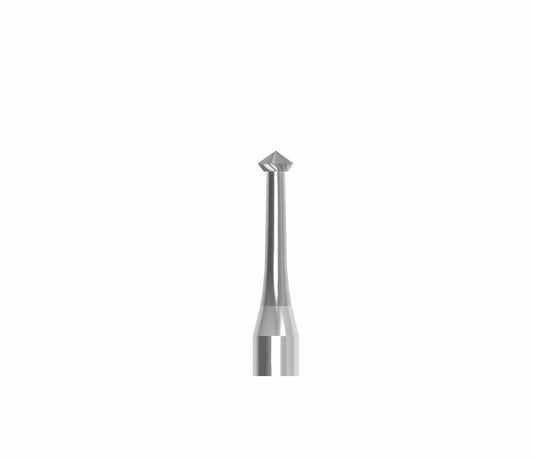 Komet #H253B- Carbide TCT Cutter Double Cone 90°-Pack of 1 (sizes available: 0.90mm-1.80mm)